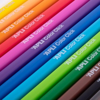 Apli 20079 Portaminas 2.6 mina de color Bote con 12 unidades