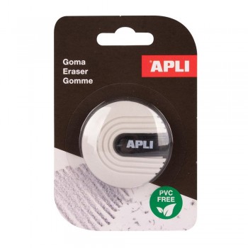 Expositor Apli 20095 Gomas de borrar redondas 15 unidades surtidas