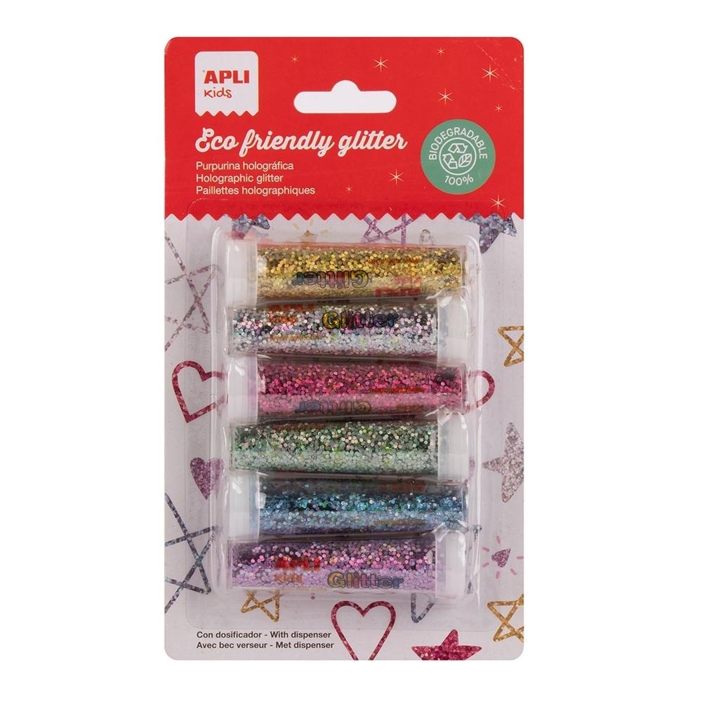 Purpurina Apli 20072 Biodegradable Holográfica 6 U.