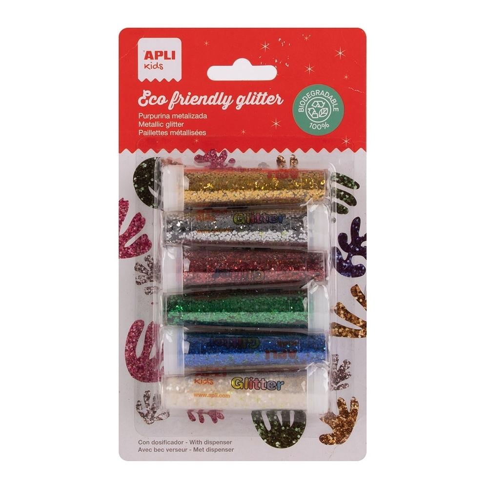 Purpurina Apli 20069 Biodegradable Metalizada 6 U.