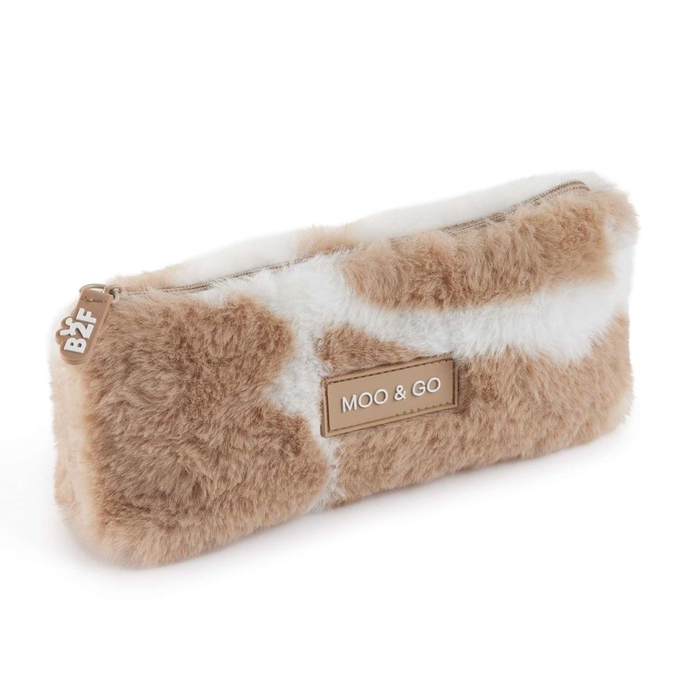 PORTATODO PELUCHE MOO&GO MARRÓN B2F MR19401 MIQUELRIUS