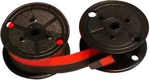 Cinta M.E. CASIO Grupo 51 Negro/Rojo 2 carretes 4459-RB-02-2