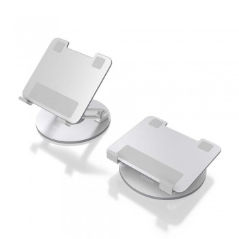 Soporte AISENS LPS4SL-341   Sobremesa Giratorio para Portátil/Tablet 7 13  (Plata)