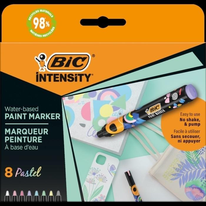 Rotulador Bic Intensity Paint Market B/8 Surtido pastel 527429