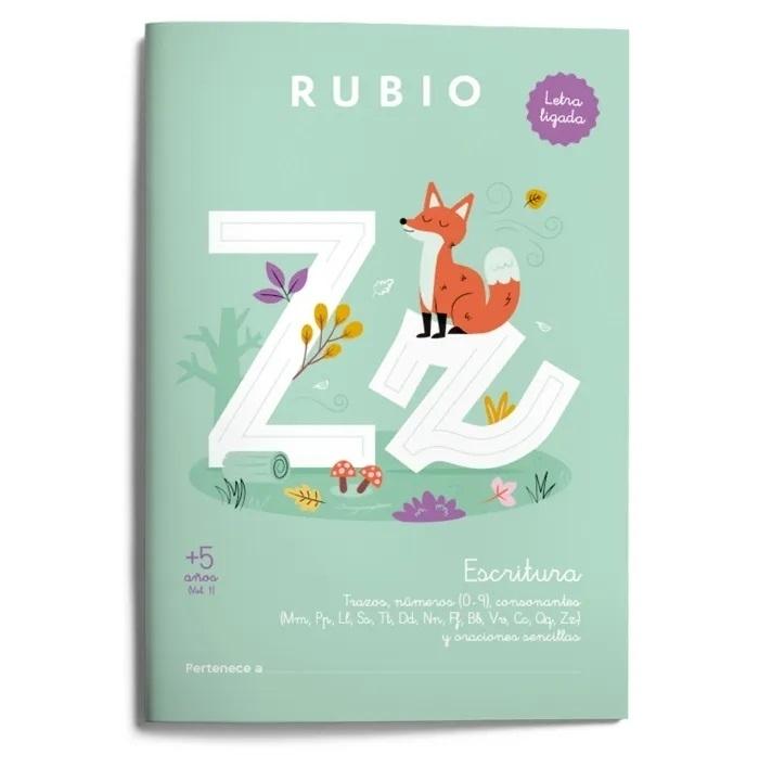Cuaderno Rubio Escritura letra ligada 5 años volumen 1 CLIG5 1