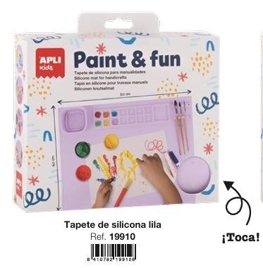 Tapete silicona para pintar Apli 50x40 19910 lila