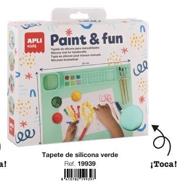 Tapete silicona para pintar Apli 50x40 19939 verde