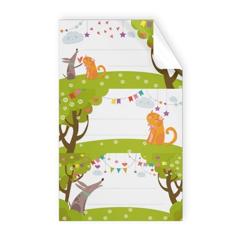 BLISTER 9 STICKERS ESCOLARES CAT 44817 ARGUVAL