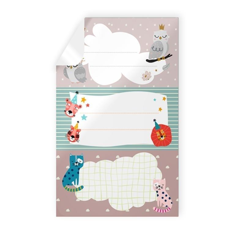 BLISTER 9 STICKERS ESCOLARES CIRCO 49173 ARGUVAL