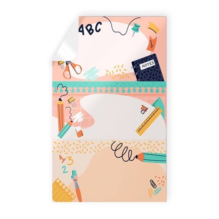 BLISTER 9 STICKERS ESCOLARES DETALLES 49162 ARGUVAL