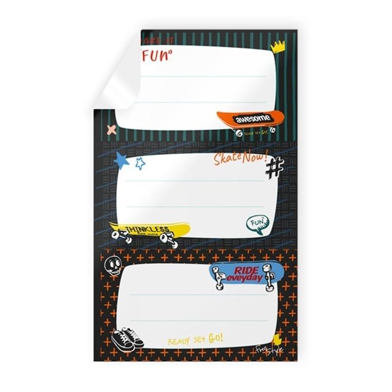 BLISTER 9 STICKERS ESCOLARES SKATE 49160 ARGUVAL