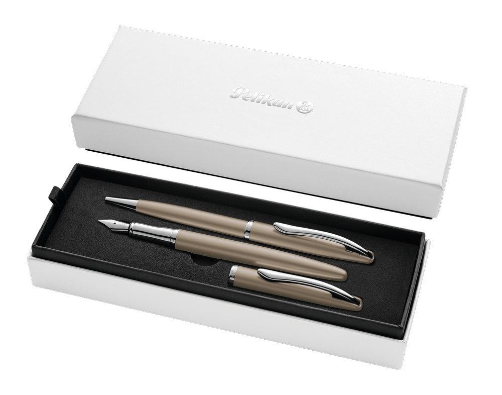 SET Boligrafo + pluma Pelikan JAZZ NOBLE PARDO 400198412