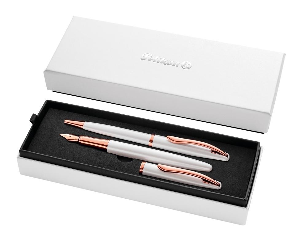 SET Boligrafo + pluma Pelikan JAZZ NOBLE PERLA 400189916