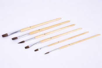 Pinceles Apli madera blister 6 unidades surtidos 17463