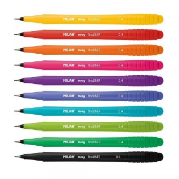 Rotulador MIlan punta fina 0,4mm Sway C/10 06120410