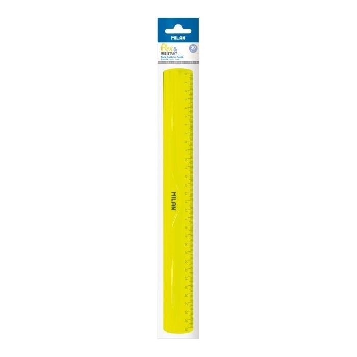 Regla Milan flexible 30CM. Amarillo 353801Y