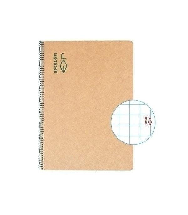 Bloc espiral Escolofi 180997100 folio 100/70 cuadricula pautada 3x3