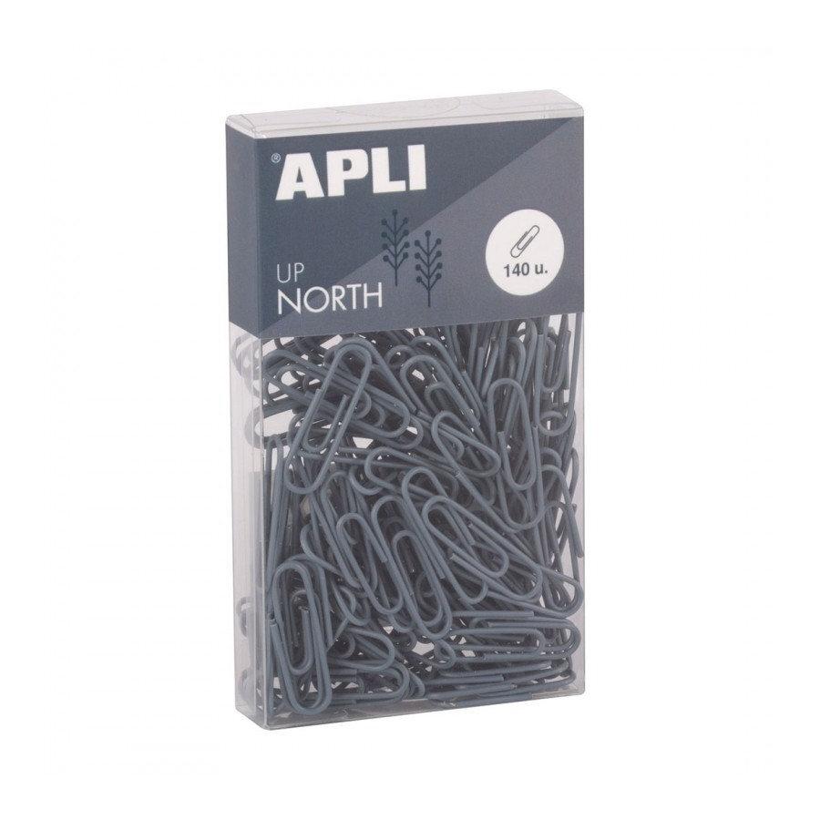 Clips Apli Nº2 C/140 Up North Metal Azul 19979