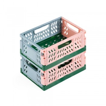 Expositor Apli 20233 Cajas plegables multicolor Base verde 140x60x105 10 unidades