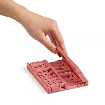 Expositor Apli 20274 Cajas plegables Rosa Coral 140x60x105 10 unidades