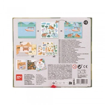 Apli Stickers Box Ilustrado Safari 20076