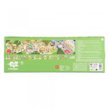 Juego Apli 20125 puzle observación mercado 200 piezas