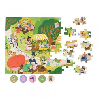 Juego Apli 20125 puzle observación mercado 200 piezas