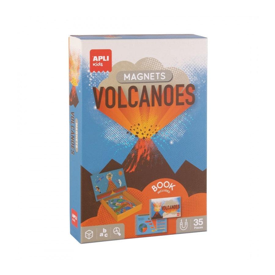 Juego Apli 20140 piezas magneticas Volcanes 35 unidades