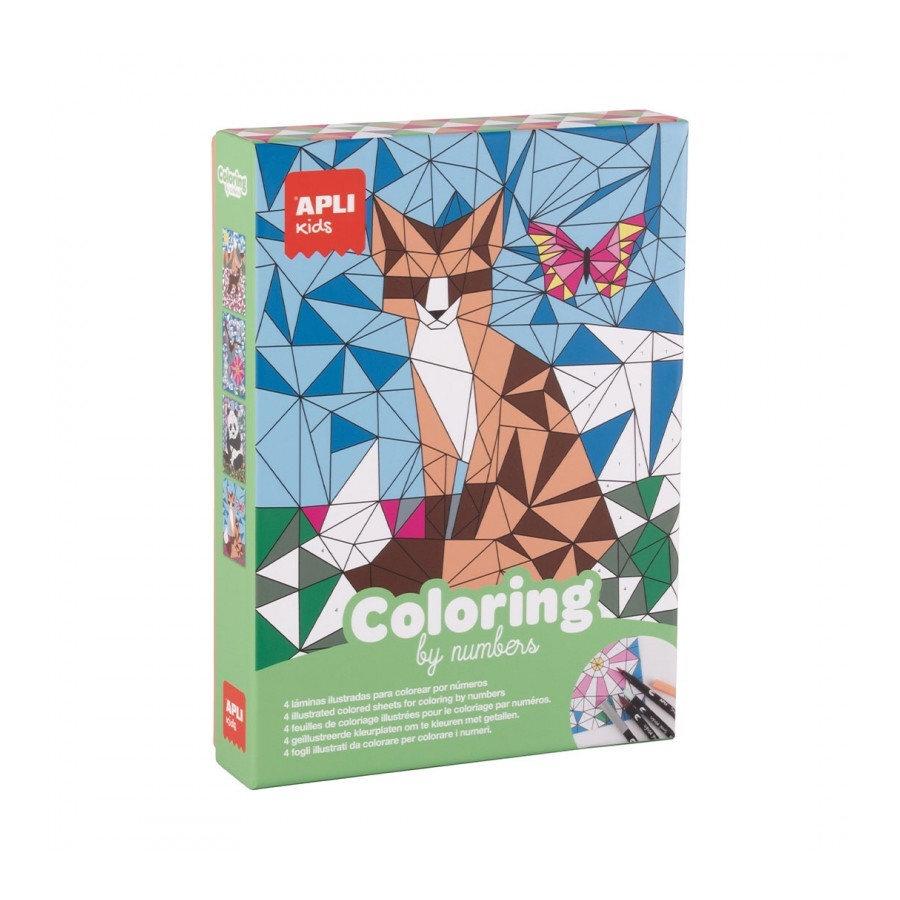 Juego Apli 20077 Colorea por numeros