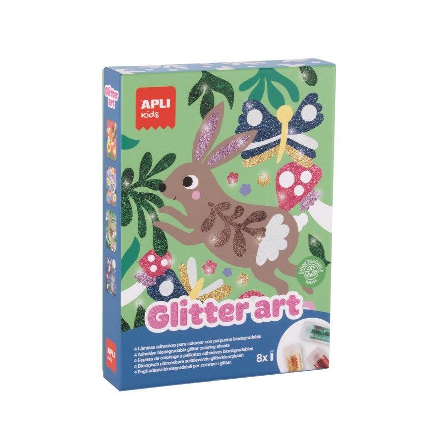 Juego Apli 20078 Glitter Art biodegradable