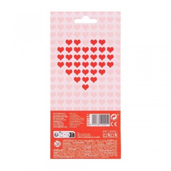 Gomets Apli 20201 Corazones fieltro rojo 1 hoja