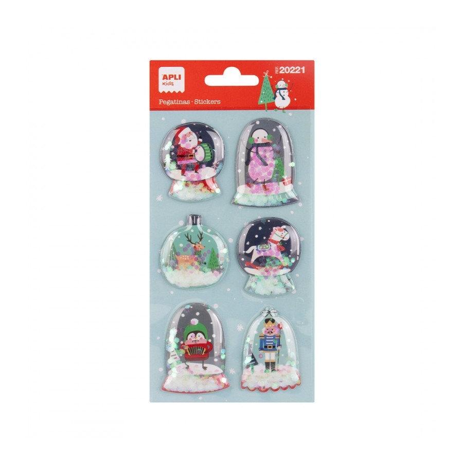 Gomets Apli 20221 Bola de nieve 1 hoja