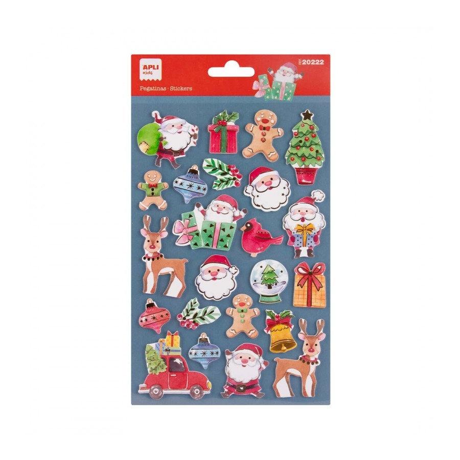 Gomets Apli 20222 Navidad foam 1 hoja