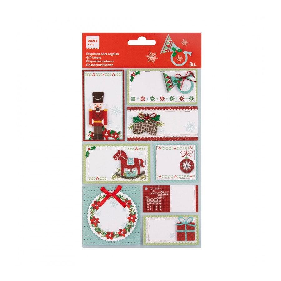 Etiquetas Navidad Apli 20224 Cascanueces