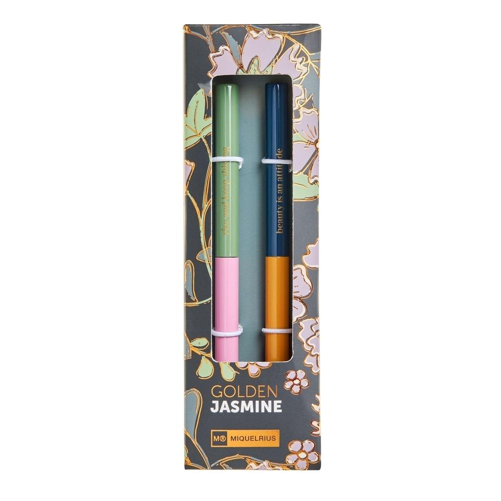 SET 2 BOLÍGRAFOS MINI GOLDEN JAZMINE MR12050 MIQUELRIUS
