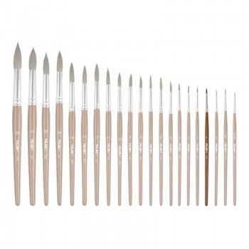 Pincel Milan Madera plano Nº6 C/12 121 0412106B