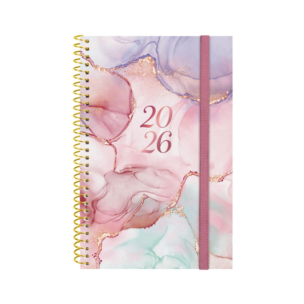 Agenda anual 2026 Finocam E5 Design semana vista horizontal goldy 742212626