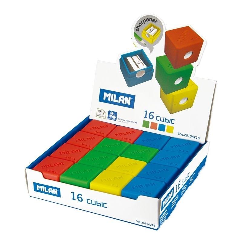 Afilador Milan 20154216 Cubic con deposito 16 unidades