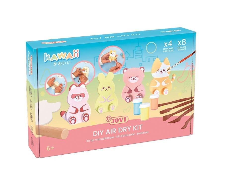 POTTERY DIY JOVI KIT Caja de manualidades con pasta endurecible Air Dry Kawaii KW2702