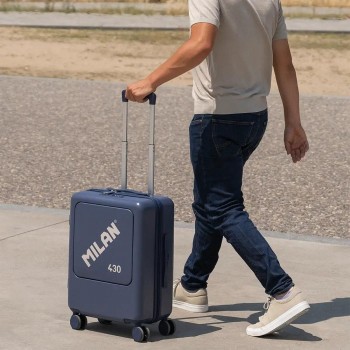 Maleta de cabina 55cm. Milan Coleccion 430 Azul 62645B