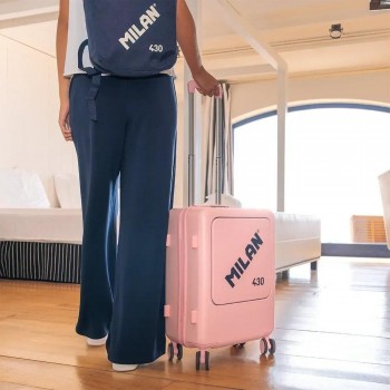 Maleta de cabina 55cm. Milan Coleccion 430 Rosa 62645P