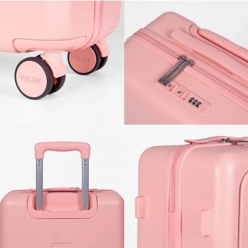 Maleta de cabina 55cm. Milan Coleccion 430 Rosa 62645P