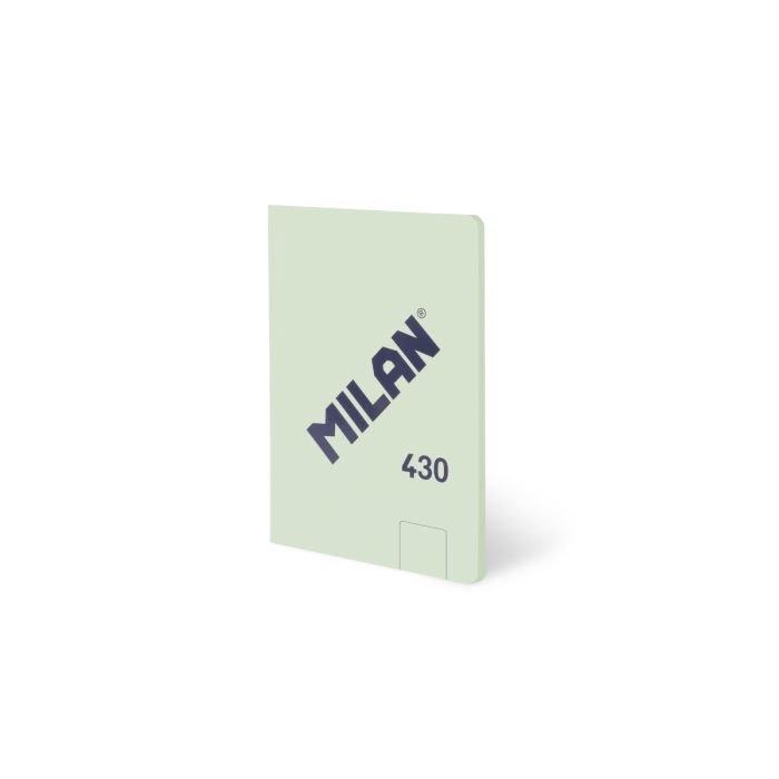 Libreta Milan 57261G48GR A6 48 hojas 95 gramos Liso Verde serie 430