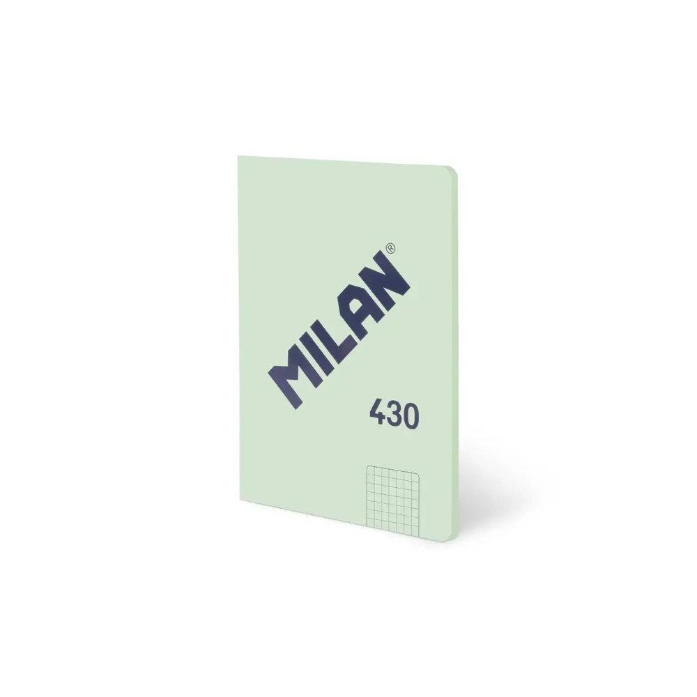 Libreta Milan 57253G48GR A5 48 hojas 95 gramos 5x5 Verde serie 430