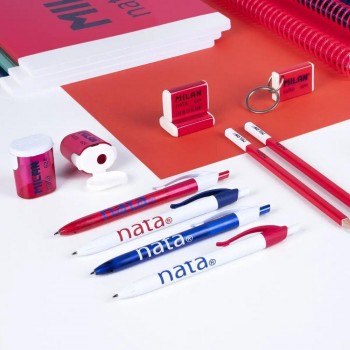Blíster bolígrafo P1 tinta azul, MILAN nata 624 BWM10528