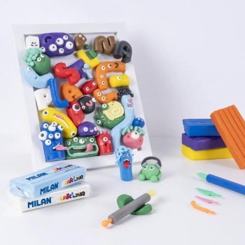 Plastilina Milan 150gr. Blanca 91441510B