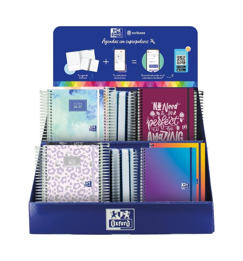 Expositor agendas Oxford escolar 400208273 diseño 2026-2027 37 unidades