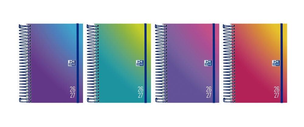 Agenda Oxford escolar 2026-2027 Gradient Tapa Extradura 8º Dia Pagina 400208118