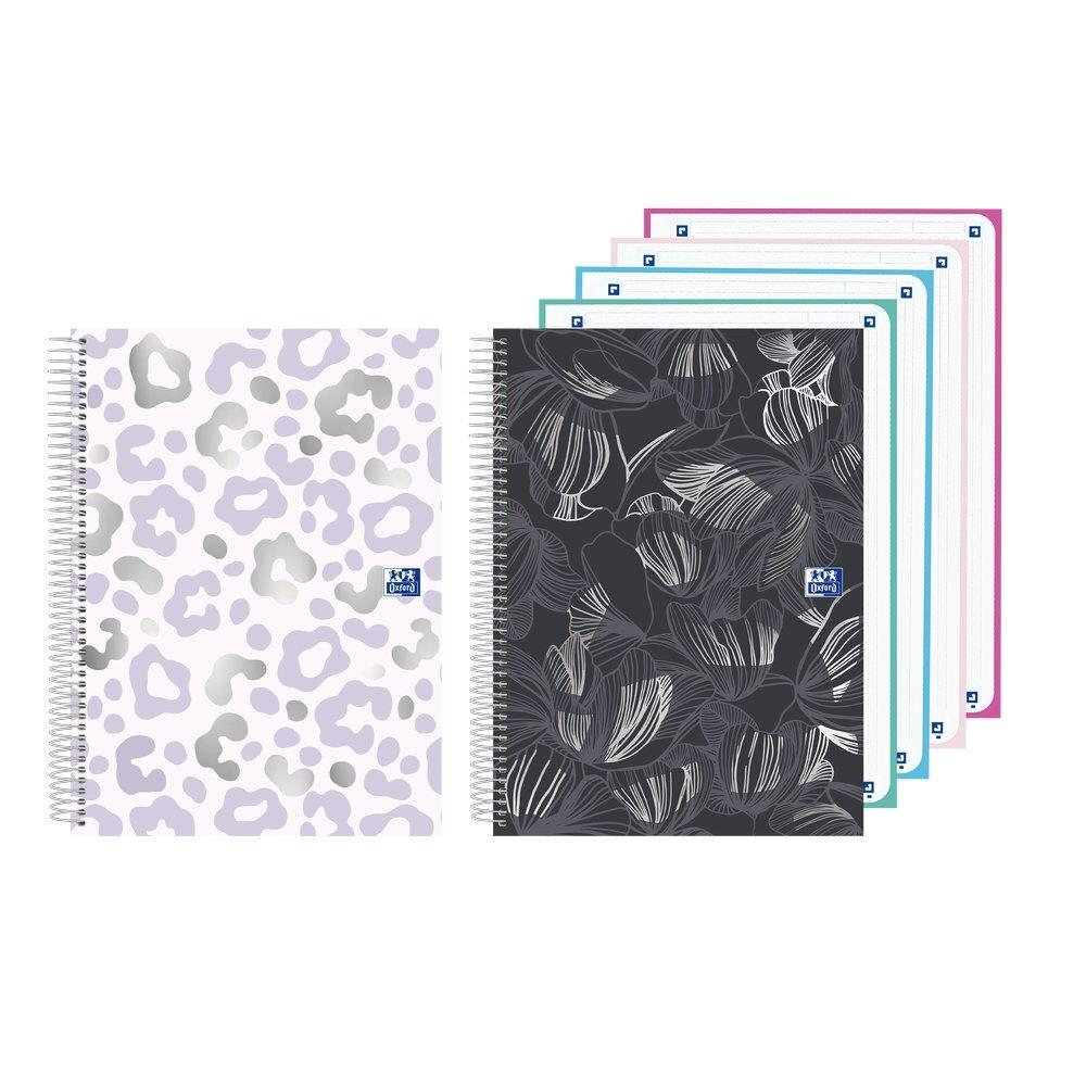 Bloc espiral Oxford 400207226 A5+ Europeanbook 120H 90G Tapa Extradura 5x5 Dream Tech