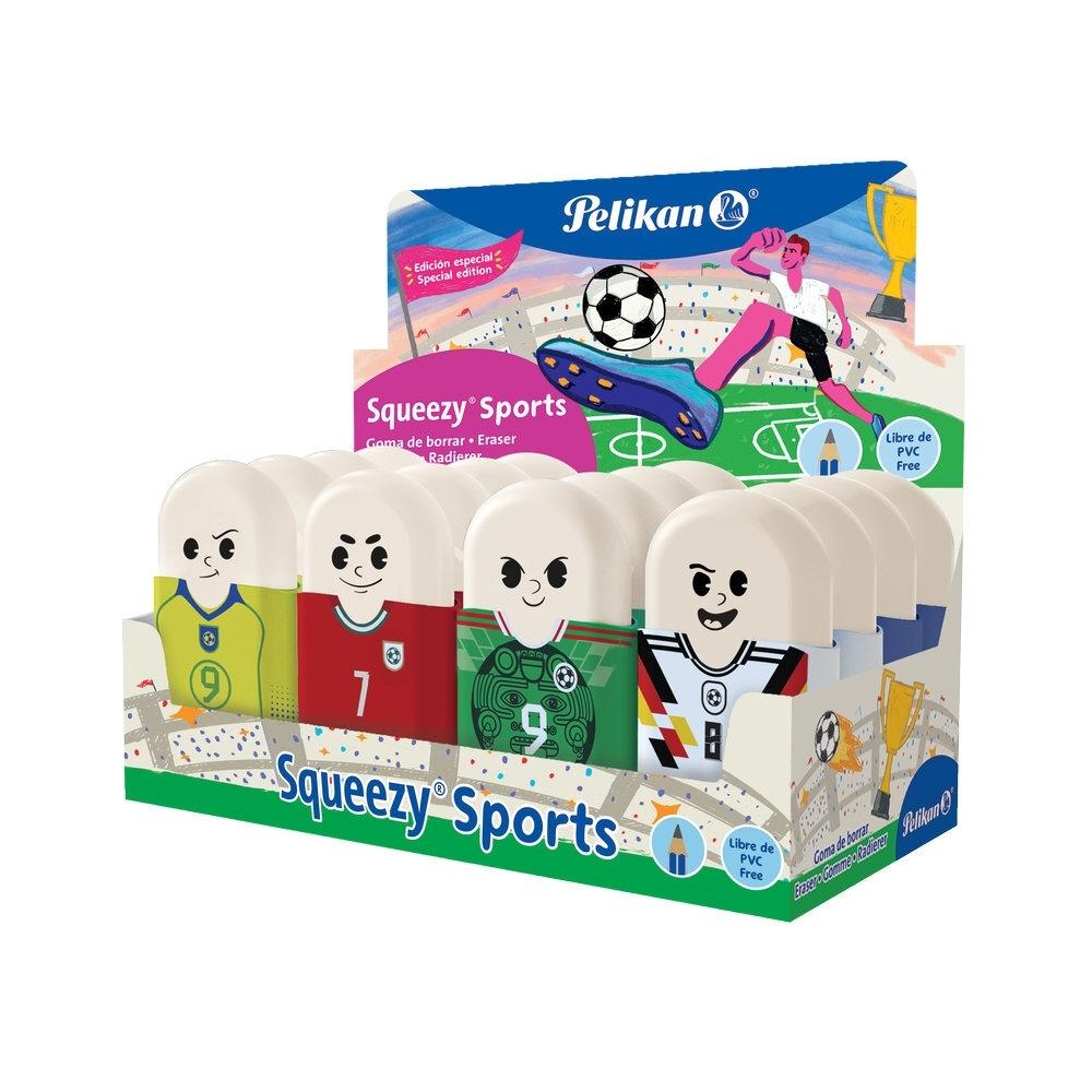 Expositor Pelikan 16 Gomas de borrar C/Funda Mundial 400208878